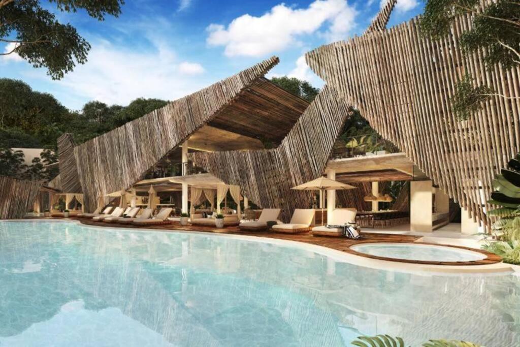 Apartamento Loft En Aldea Zama Tulum Exterior foto