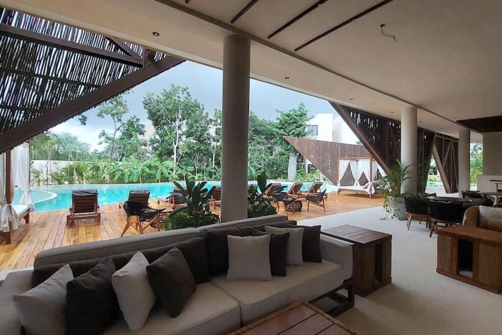 Apartamento Loft En Aldea Zama Tulum Exterior foto